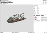 Nike Cigarette Embroiery File 6 sizes