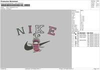 Nike Crochet Embroidery File 6 sizes