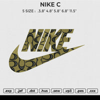 NIKE C Embroidery