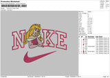 Nike Aurora 02 Embroidery File 6 sizes