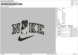 Nike Dog 0811 Embroidery File 6 sizes