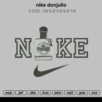 nike donjulio Embroidery