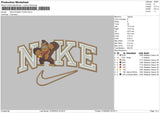 Nike Donkey Embroidery File 6 sizes