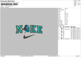 Nike Dory Embroidery File 6 sizes