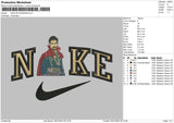 Nike Strange Embroidery File 6 sizes