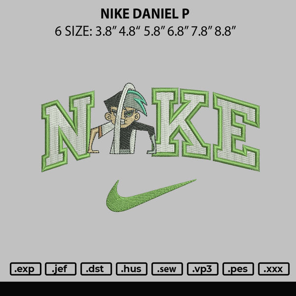 Nike Daniel P Embroidery File 6 sizes