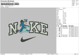 Nike Eeyore 2108 Embroidery File 6 sizes