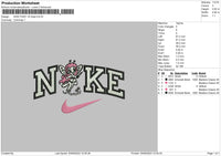 Nike Fairy V2 Embroidery File 6 sizes