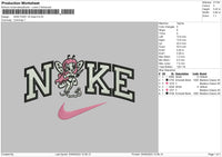 Nike Fairy V2 Embroidery File 6 sizes