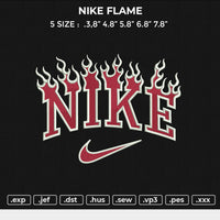 NIKE FLAME Embroidery