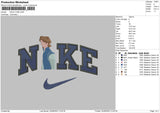 Nike Flinn Embroidery File 6 sizes