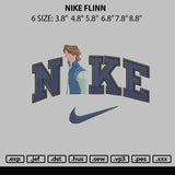 Nike Flinn Embroidery File 6 sizes