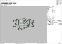 Nike Ghost V3 Embroidery File 6 sizes