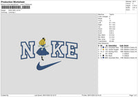 Nike Alice02 Embroidery File 6 sizes