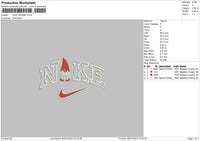 Nike Gnome Embroidery File 6 sizes