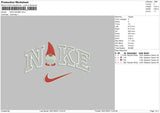 Nike Gnome Embroidery File 6 sizes