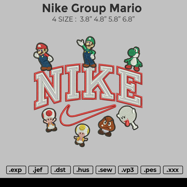 Nike Group Mario Embroidery