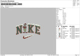 Nike Grinch V6B Embroidery File 6 sizes