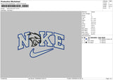 Nike Tiger Line Embroidery File 6 sizes