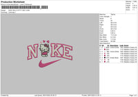 Nike Hk Pink Embroidery File 6 sizes