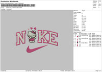 Nike Hk Pink Embroidery File 6 sizes