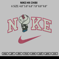 Nike Hk Chibi Embroidery File 6 sizes