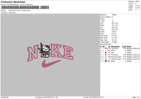 Nike Kittygun Embroidery File 6 sizes