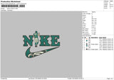 Nike Hurts Embroidery File 6 sizes