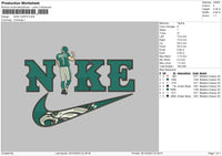 Nike Hurts Embroidery File 6 sizes