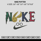 Nike Potter Embroidery File 6 sizes