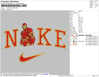 Nike Iron Man Embroidery