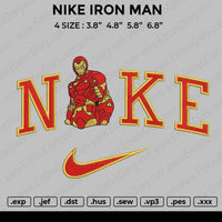 Nike Iron Man Embroidery