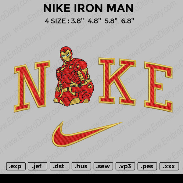 Nike Iron Man Embroidery