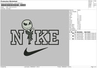 Nike Jack V2 Embroidery File 6 sizes