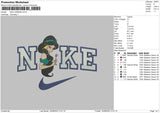 Nike Jasmine Embroidery File 6 sizes