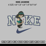 Nike Jasmine Embroidery File 6 sizes