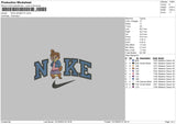 Nike Jeanette Embroidery File 6 sizes