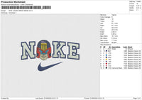NIKE JUDGE DREDD MASK Embroidery