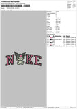 Nike Kuro V3 Embroidery File 6 Sizes