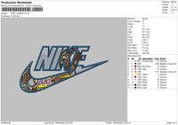 Nike Lakers Embroidery