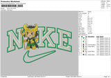 Nike Loki02 Embroidery File 6 sizes