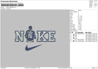 Nike Marner Embroidery File 6 sizes