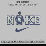 Nike Marner Embroidery File 6 sizes