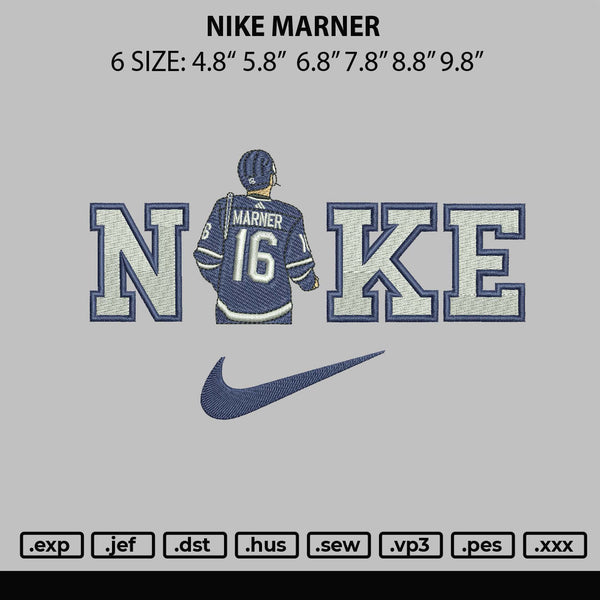 Nike Marner Embroidery File 6 sizes