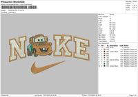 Nike Mater V5 Embroidery File 6 sizes