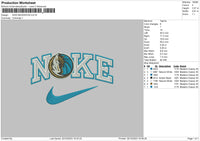 Nike Maverick Embroidery File 6 sizes