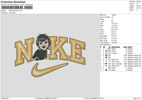 Nike Mavis Embroidery File 6 sizes