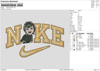 Nike Mavis Embroidery File 6 sizes