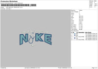 Nike Medical A Embroidery File 6 sizes