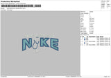 Nike Medical A Embroidery File 6 sizes